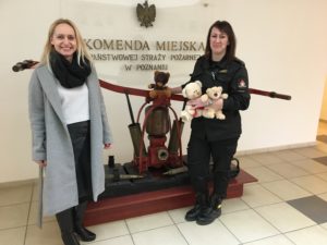 Z wizytą w Komendzie Miejskiej Państwowej Straży Pożarnej w Poznaniu